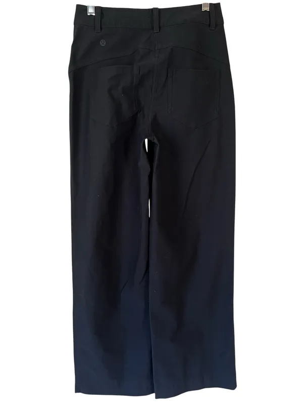 Lululemon City Sleek 5 Pocket Wide-Leg High-Rise Pant Utilitech Black - Image 9
