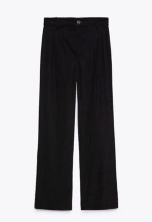 velvet pants black Size Medium 2731/305 - Image 3
