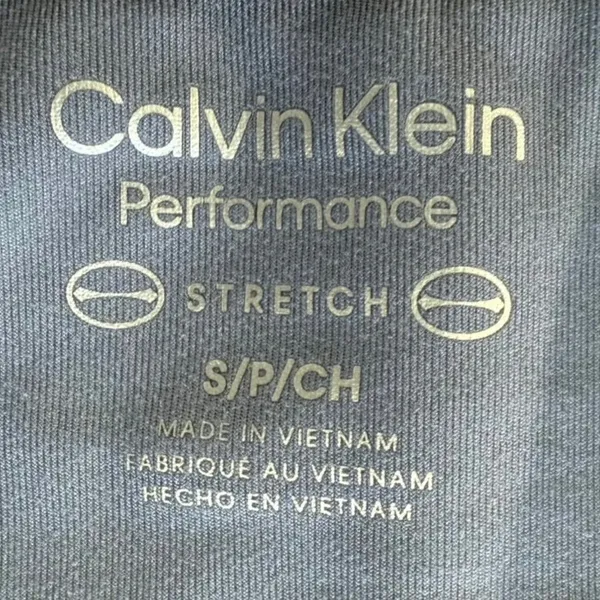 Calvin Klein Performance Strappy Longline Sports Bra Top Blue Size Small - Image 5