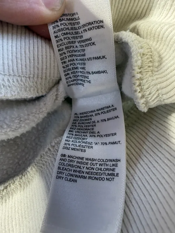 The North Face Half Dome Hoodie Women L White Pullover Logo Sweatshirt - Image 14