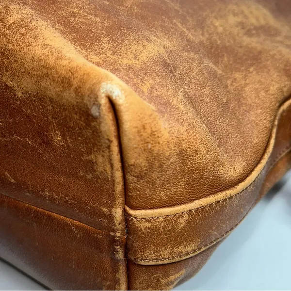 COACH Vintage Tan Leather Madison Pierre 4131 Shoulder Crossbody Bag Very Rare - Image 8