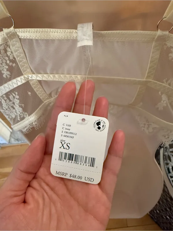 ✨NWT Free People Intimately Layer in Lace Bustier Bralette XS✨ - Image 5
