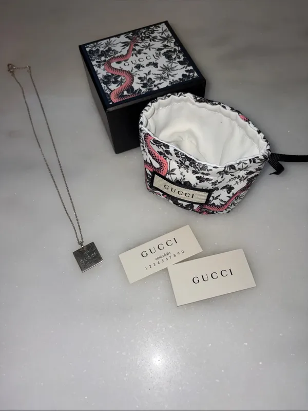 Gucci Sterling Silver Necklace - Image 2