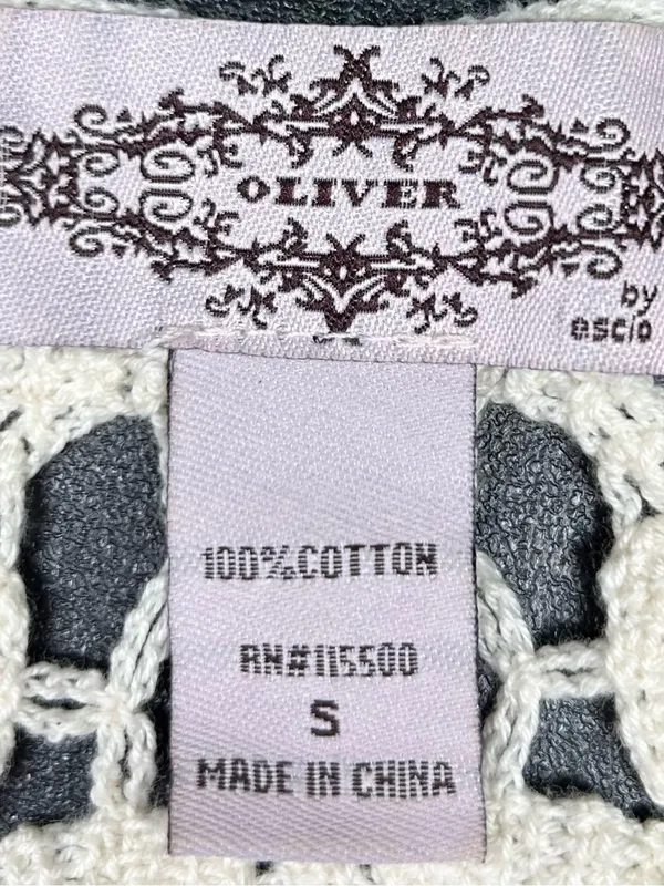 Anthropologie Oliver by Escio Size S Boho Crochet Tunic Top - Image 2