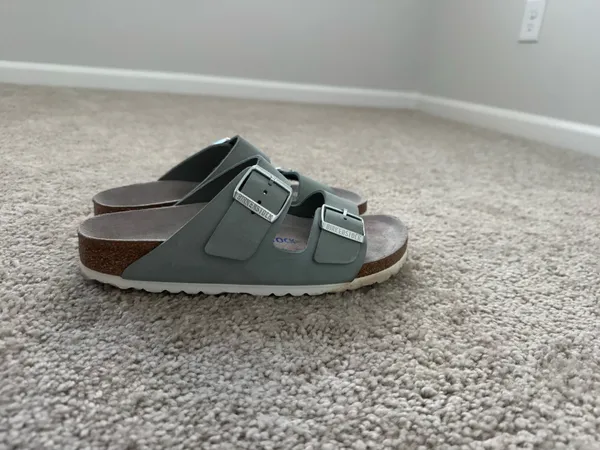 Blue Birkenstock Sandals - Image 3