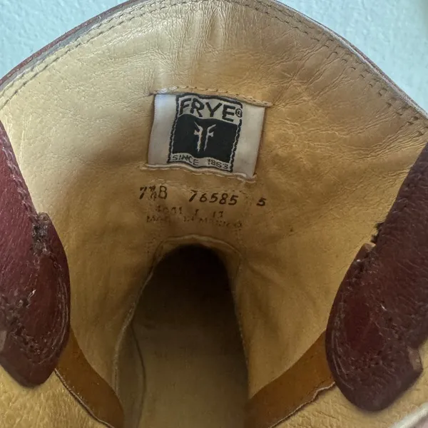 NWOT Women's Frye Jyden Roper Leather Boots Size 7.5 - Image 6