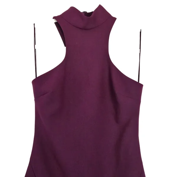 Cinq à Sept Jax Cutout Plum Mock Neck Bodycon Dress ASO Isabelle Lightwood 4 - Image 6