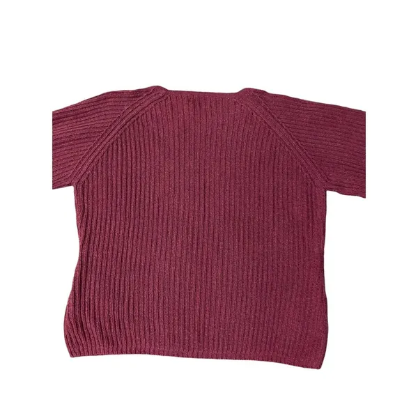Vintage St Johns Bay Sweater Womens L Used Red Knit - Image 16