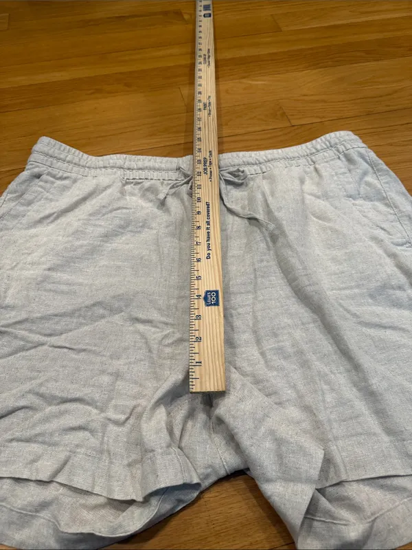 Old navy high rise flax linen blend shorts size xlarge. - Image 7