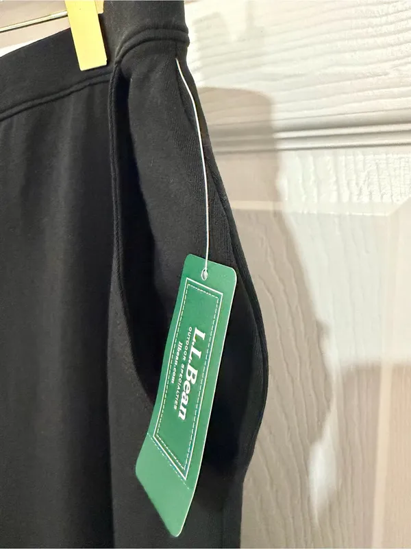 NWT L.L.Bean 2X Black Straight Leg Pants Stretch Cotton Plus Size Workwear - Image 5