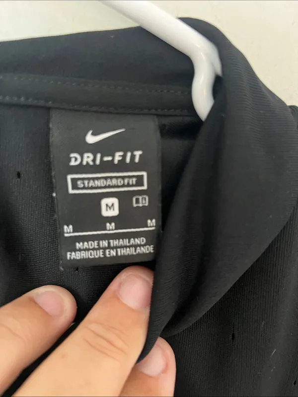 Nike Dri-FIT Black Perforated Golf Polo Top Women’s M 🔲 - Image 5