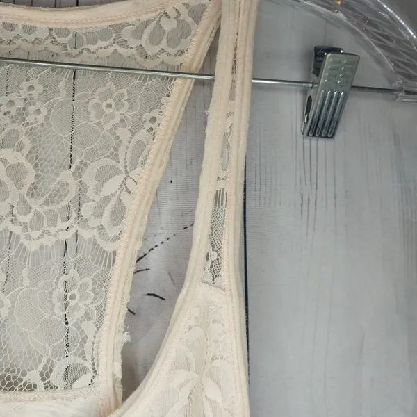 Abercrombie & Fitch Boho Y2K Lace Racerback Tank Top - Image 5
