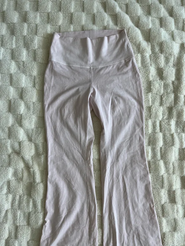 Aritzia Pink Flare Pants - Image 2