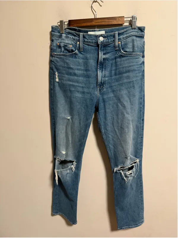 Mother High Waisted Rider Ankle Far Beyond The Sky- Size 30 - Image 2