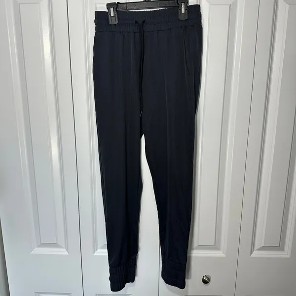Zyia Joggers Women S Charcoal Black Activewear Elastic Waist Drawstring Pants - Image 2