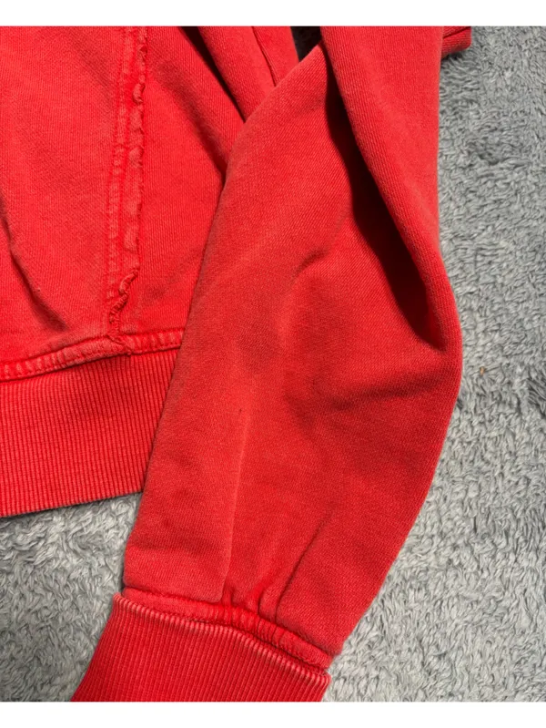 Free people school of dance New York Red Zip-Front Track Jacket sweatshirt small - Image 8