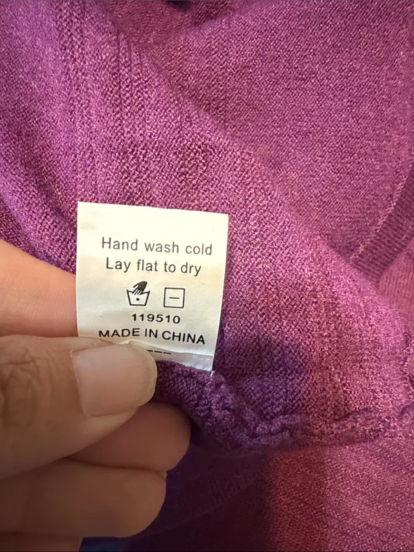 Staccato Purple Textured Crewneck Sweater - Image 8