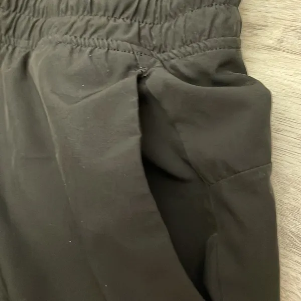 90 Degree By Reflex Black Elastic Drawstring Waist Pull On Shorts Size Small - Image 5