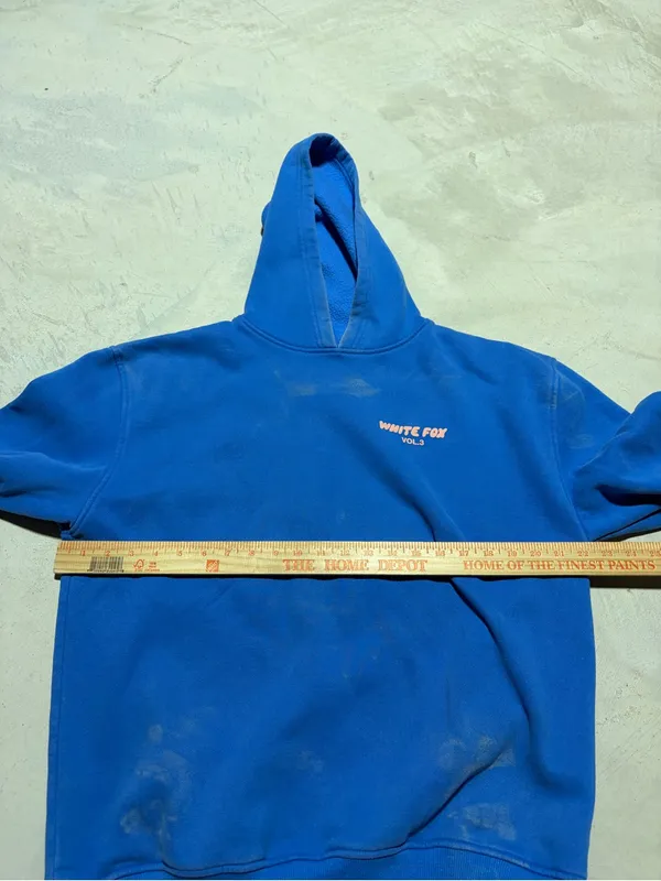 White fox boutique Blue Hoodie Sweatshirt vol 3 s/m - Image 9
