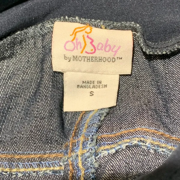 Motherhood Maternity NWT Oh Baby! by‎ Jean Crop - Image 5