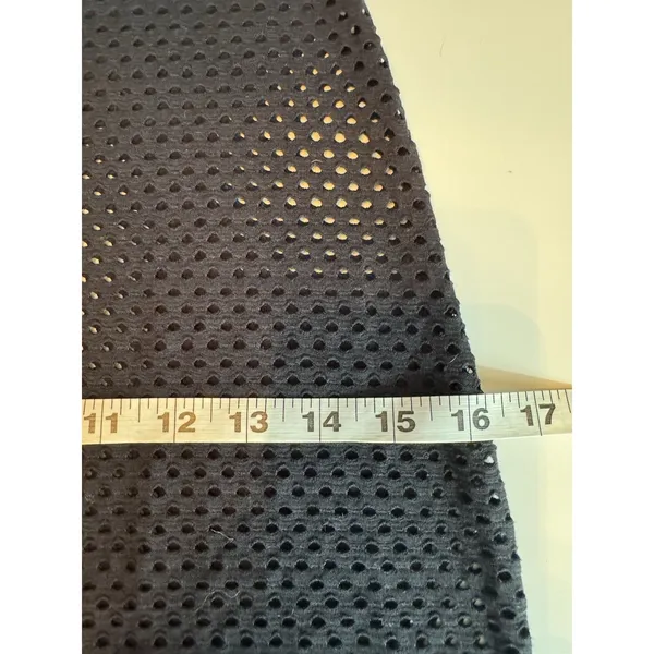 BCBGMaxAzria Etania Mesh Tank Dress Black Raw Hem Mini Bodycon Cover up Beachy S - Image 10
