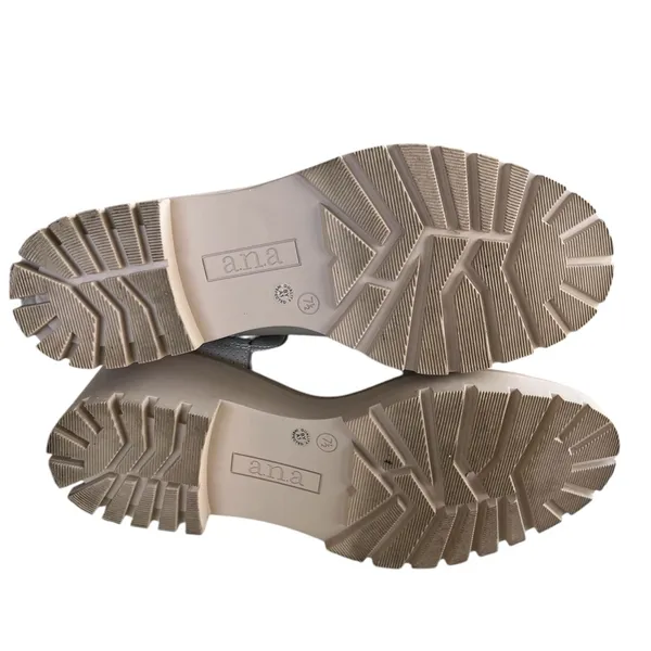 Ana Decoy Sand Ankle Boots Women Cream 7.5 Chunky Grunge‎ Slip On Contemporary - Image 5