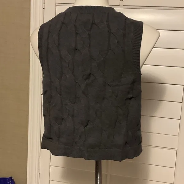 a new day Charcoal V-Neck Sweater Vest - Image 4