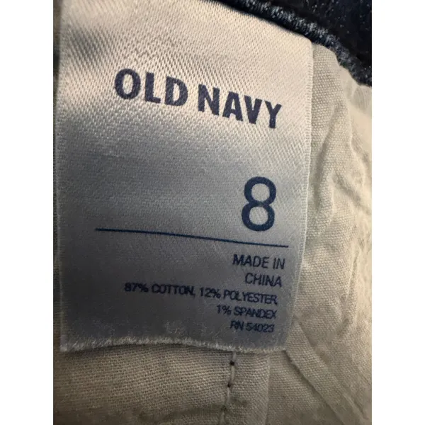 Old Navy Denim Shorts Womens 8 Blue Cuffed Casual Summer Jean‎ Shorts - Image 9