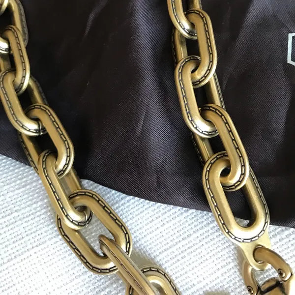 Coach Gold Chunky Chain Link Strap - Image 5