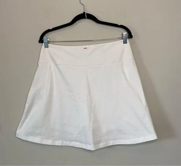 Victorias Secret PINK White Athletic Sport Tennis Skort Skirt with Shorts Sz XL - Image 4