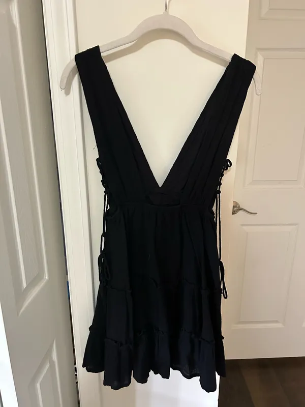 Princess Polly Black Mini Dress - Image 3