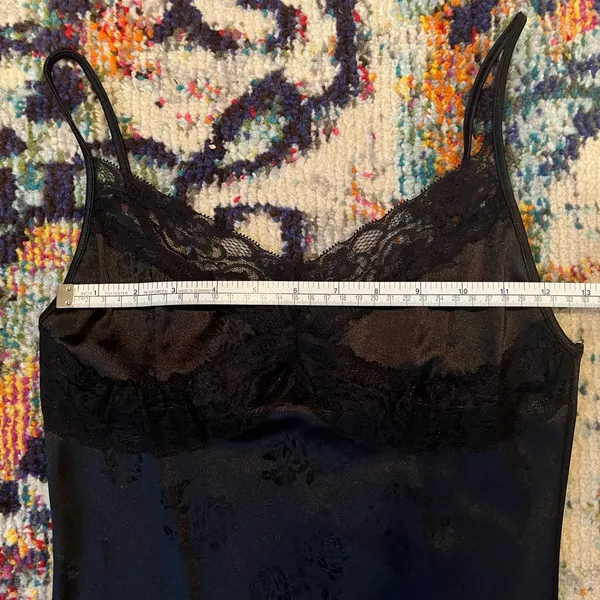 Motel Rocks Slip Mini Black Lace Dress - Image 9