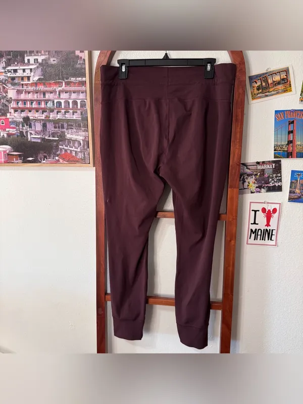 Vuori Daily Leggings Ruby Dark Burgundy Size XL - Image 7