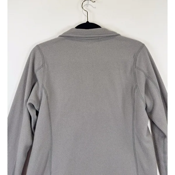 Patagonia Womens Jacket Gray Micro D 1/4 Zip Fleece Pullover Outdoor Medium - Image 10