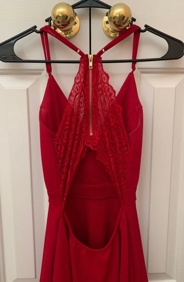 Honey and Rosie Formal Red Dress - Image 4