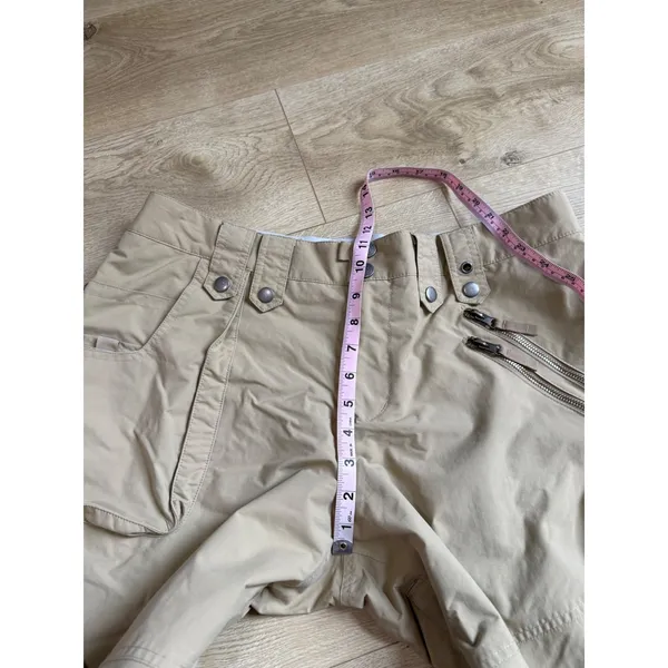 B by Burton Women's ski snow pants cargo insulated mesh zip y2k adjustable sz L - Image 16