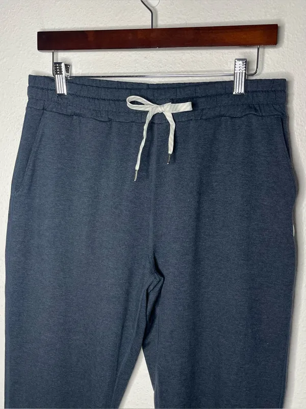 Vuori Midnight Heather Mid Rise Performance Jogger Sweatpants Lounge Athleisure - Image 5
