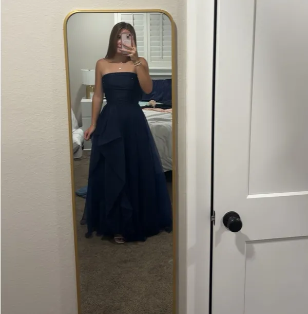 Theia Teresa draped tull gown - Image 4