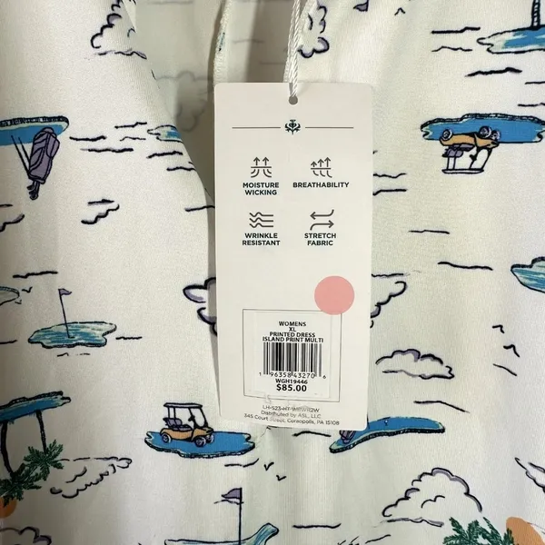 NWT Lady Hagen Golf Print Sleeveless Dress Tennis Golf Size XL - Image 9
