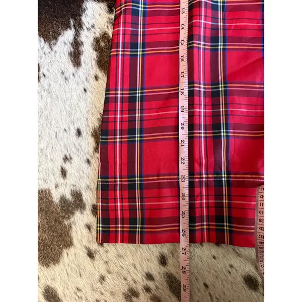 Tuckenuck Red Plaid Royal Stewart Tartan Margot Top Size Medium - Image 7