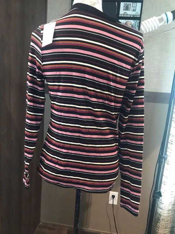 A New Day NWT Size medium striped long sleeve top - Image 8