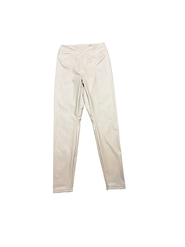 ✨ AERIE OFFLINE Real Luxe Faux Leather Leggings High Rise Size‎ L ✨ - Image 2