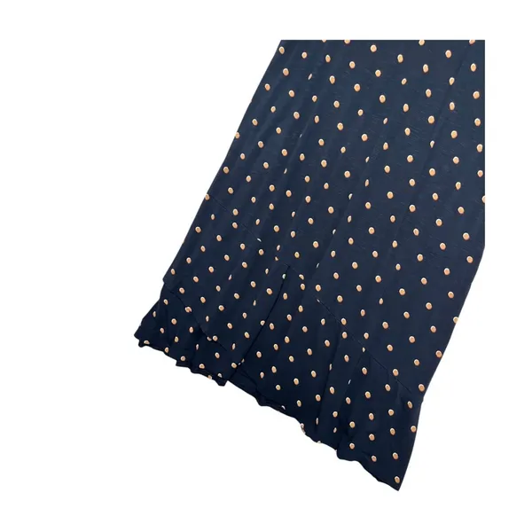 J Jill Midi Dress Womens Large Petite Blue Polka Dot Sleeveless Soft V Neck Boho - Image 7