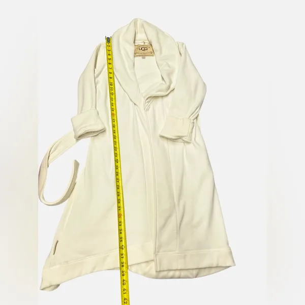 UGG Australia Duffield II Robe White Women's Small - Image 13