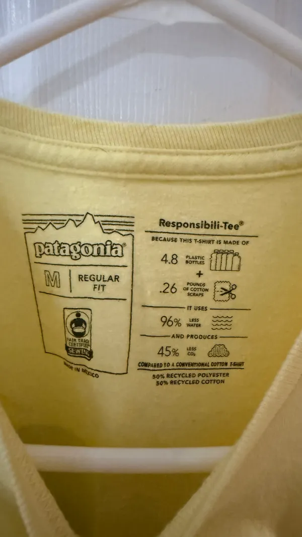 Patagonia Yellow Tee - Image 2