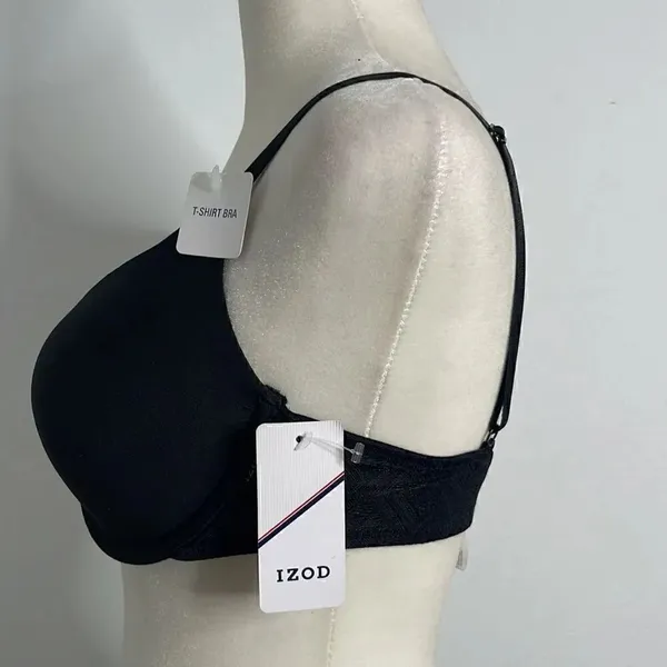 NWT IZOD T-shirt underwire padded bra. Size 36C. Adjustable length straps. - Image 2
