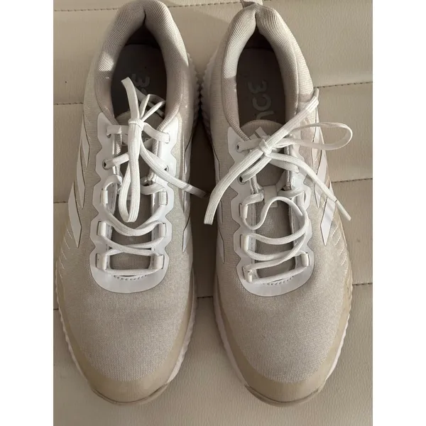 Adidas Bounce Womens Training Shoes Light Grey White‎ EF2005 Size 8 - Image 3