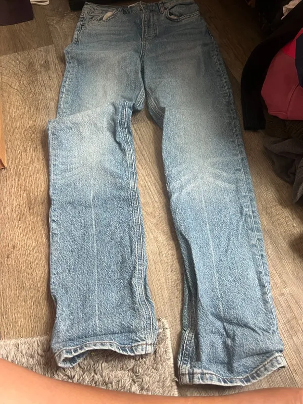 Reformation lise ultra high rise straight jeans, malta wash size 25 - Image 4