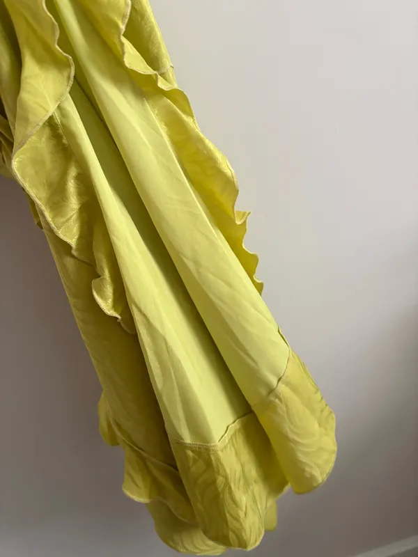 Sur Halo Women's Shyla Dress Maxi Length Yellow Size Small - Image 9