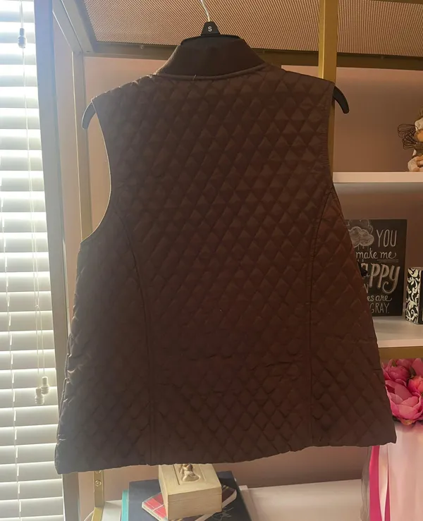 Talbots Brown Vest - Image 2